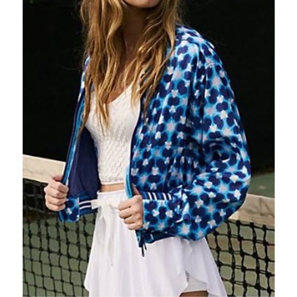 FP Movement by Free People Jackets & Blazers - FP Movement Top Seed Lightweight Tennis Jacket NWT Free People Blue Print